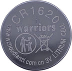Warriors 5X CR1620 Batteries, 3V Lithium Coin Batteries