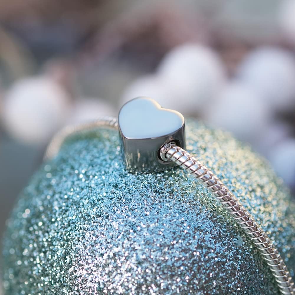 2Burned Custom Personalised Stainless Steel 316 Love Heart Photo Charm