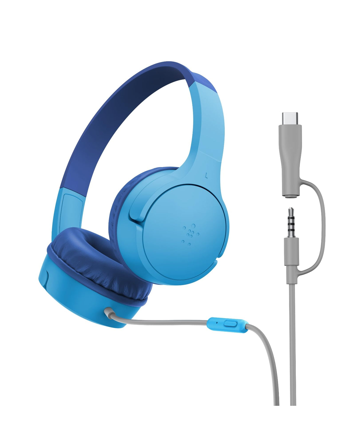 Belkin SoundForm Mini Kids Headphones, Wireless & Wired, 30H Playtime, Case