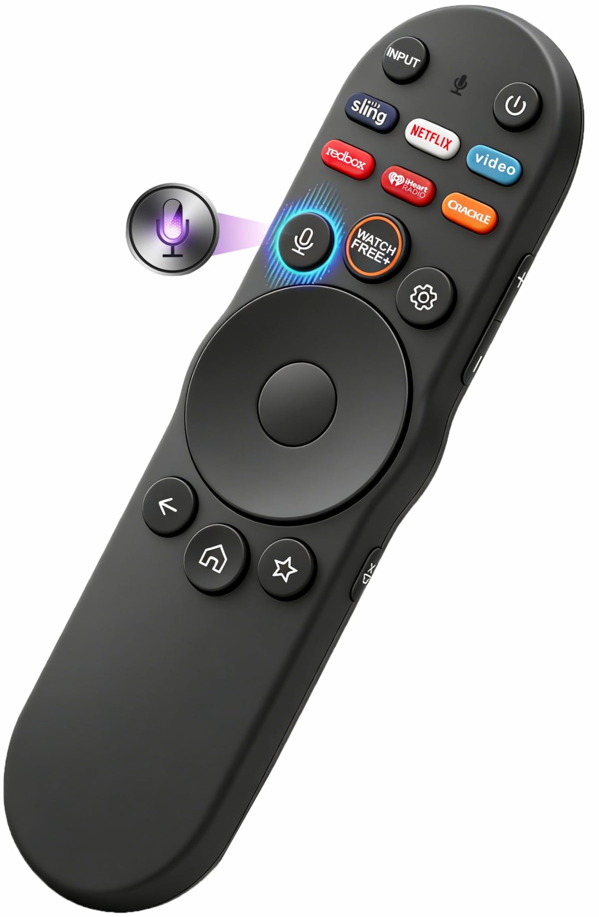 SolarCell Replacement for Samsung TV Remote 2026-2019, Solar Powered, Fast Self-Charging Samsung Smart TV Remote Control, USB-C Rechargeable, Universal, Voice Search, Bluetooth, 2-Year Warranty