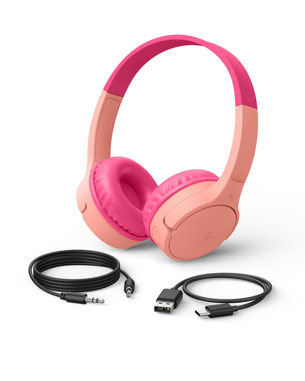 Belkin SoundForm Mini Kids Headphones, Wireless & Wired, 30H Playtime, Case
