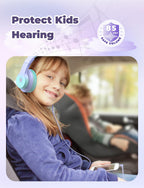 iClever HS19 Kids Headphones with Cord, Toddler Headphones for Boys Girls