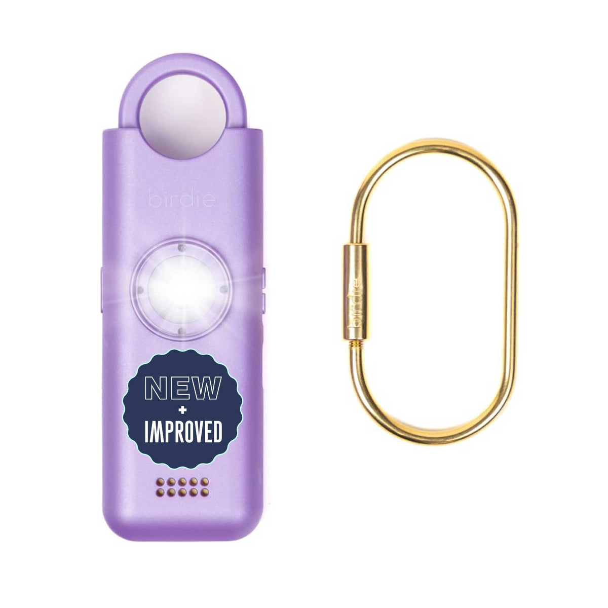 She’s Birdie 3.0 New Version – The Original Personal Safety Alarm for Women by Women–Loud Siren, Flash Light and Rechargeable Battery in a Variety of Colors (Coral Orange)