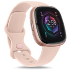 AK Straps for Fitbit Sense 2/Fitbit Sense/Fitbit Versa 4/Fitbit Versa 3 Straps for Women Men,Silicone Sport Classic Soft Replacement Straps Compatible with Fitbit Versa 3/Versa 4/Sense/Sense 2