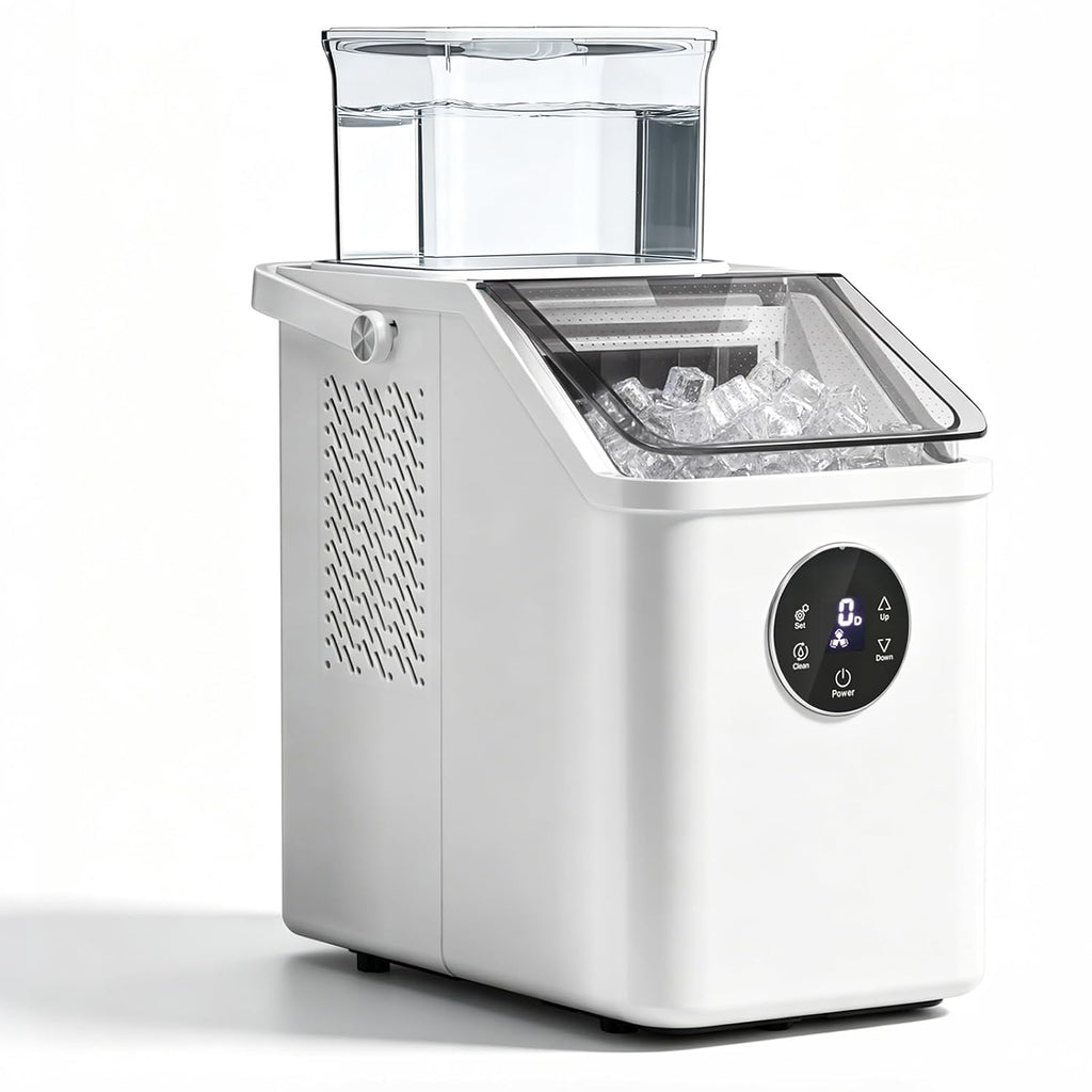 Electactic Countertop Ice Maker, 12 Square Ice Cubes in 13 Mins, 26Lbs/Day