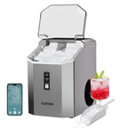 ICEPURE Nugget Ice Makers Countertop with App, Portable Ice Machine