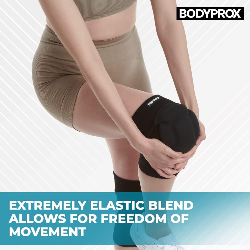 Bodyprox Protective Knee Pads, Thick Sponge Anti-Slip, Collision Avoidance Knee Sleeve