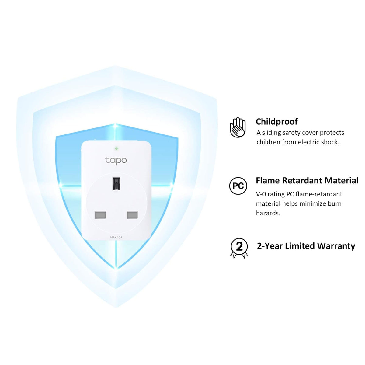 Tapo P110(2-pack) Smart Plug, Energy Monitoring WiFi Plug, Max 13A