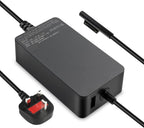 65W Laptop Charger Compatible with Microsoft Surface Pro Laptop Book Go