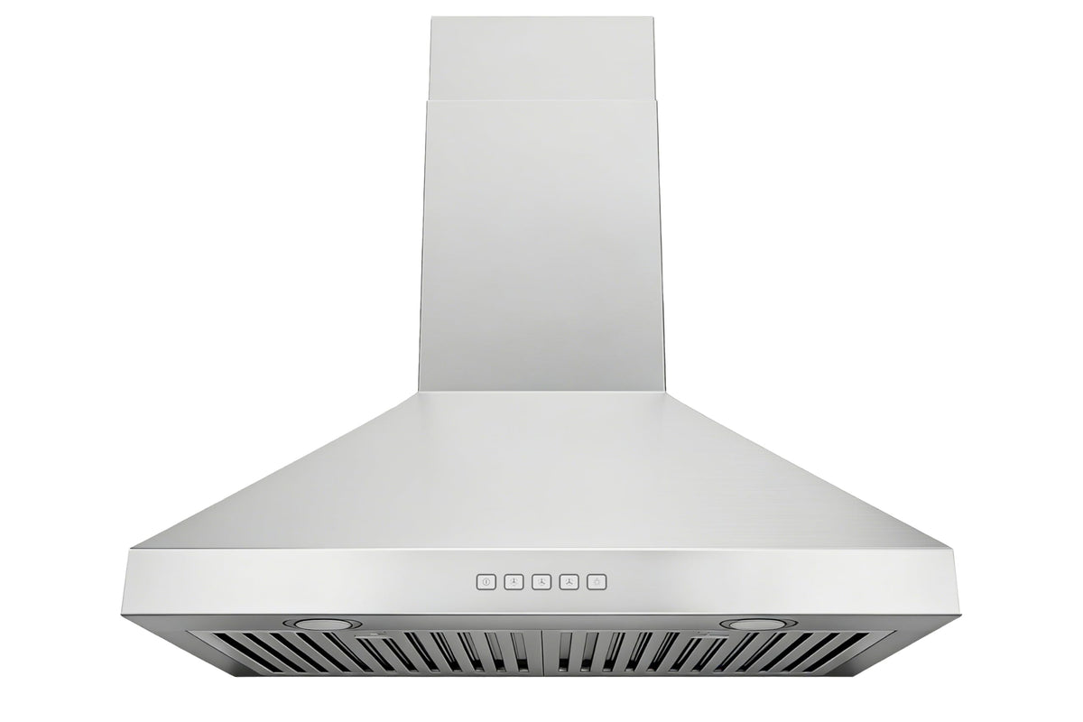 Hauslane Wall Mount Range Hood 30 Inch Convertible 350-750 CFM Low Noise