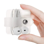 Portable Electronic Device Cover Cord Organizer for Earphones, Yellow