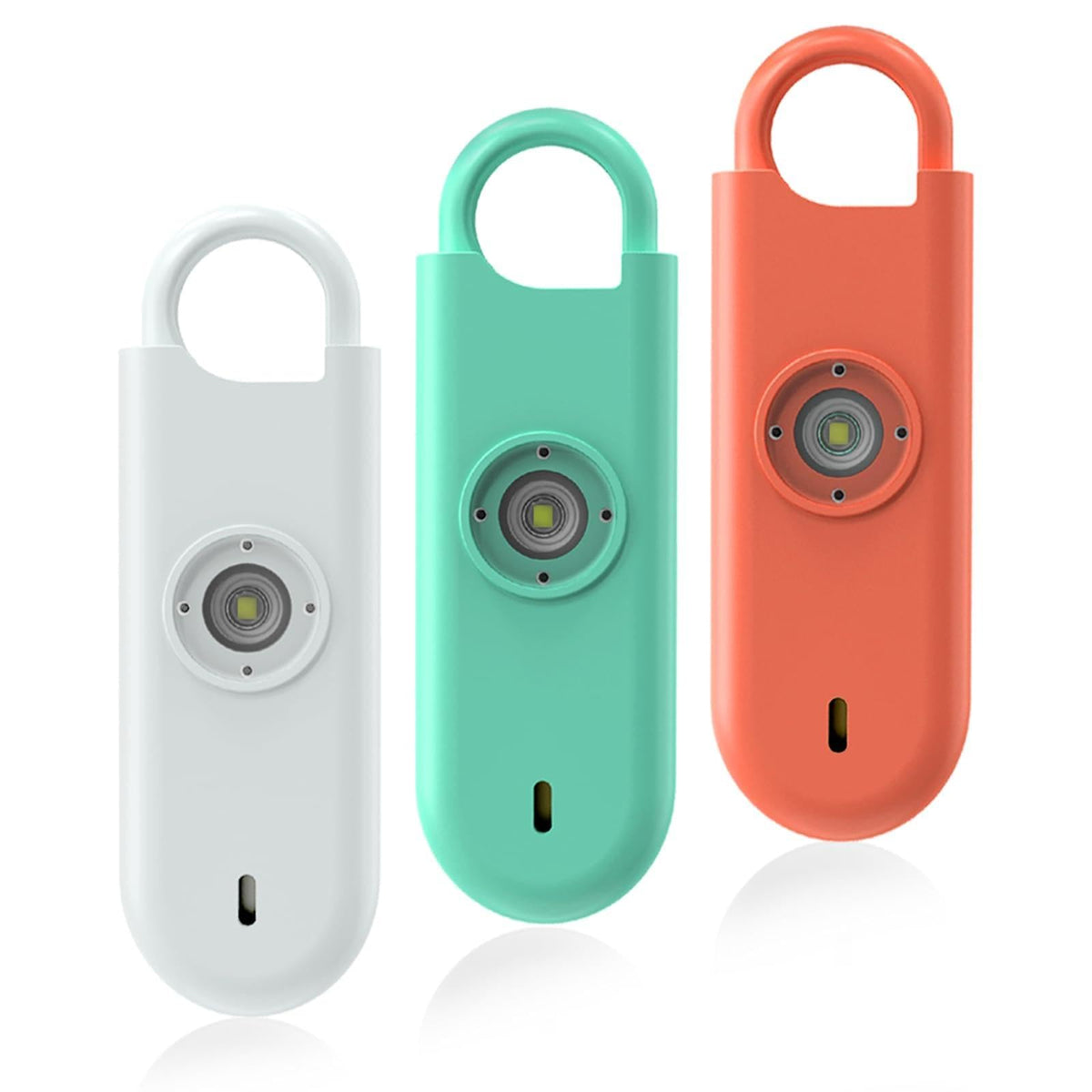 Fauxomor 140dB Personal Safety Alarm for Women 3pack Self Defense Keychain