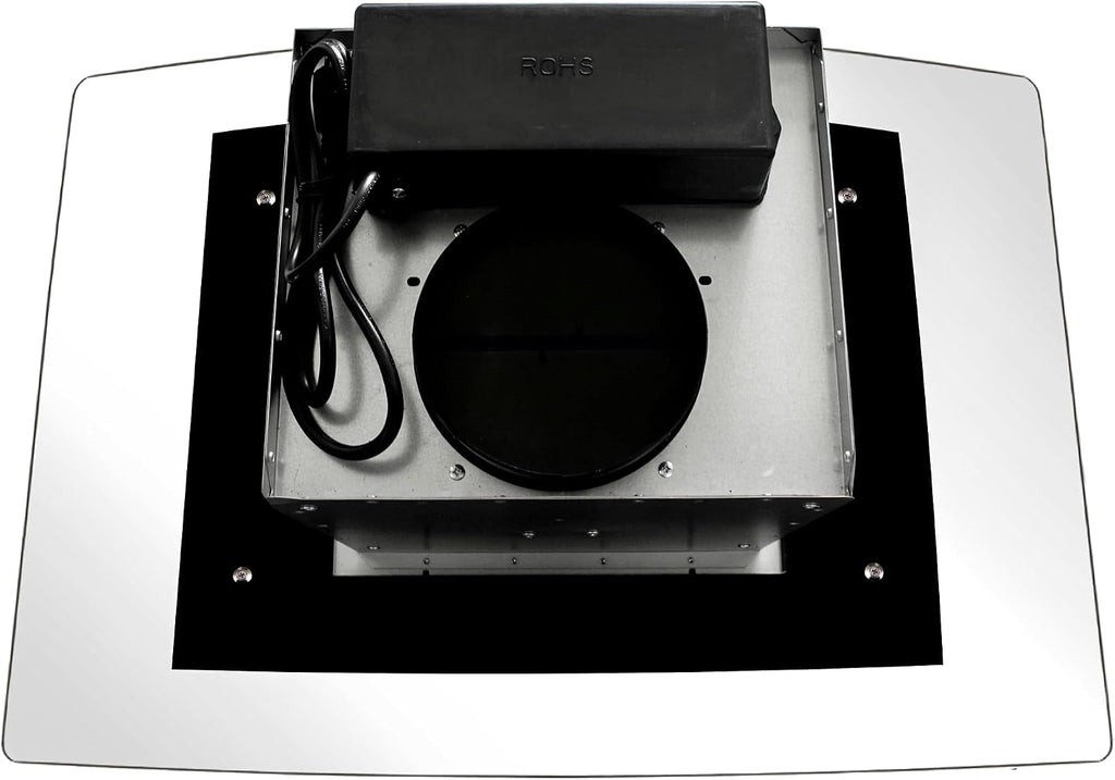 30 in. Lumin Coll 380 CFM Ducted Island Range Hood, LED, Stainless Steel