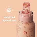 BOTTLE BOTTLE Stainless Steel Bottle with Straw and Pill Box