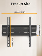 IWORBOARD 24 32 40 42 inch Fixed TV Monitor Wall Mount for 14-42 inch LED LCD Screen,Low Profile Small RV TV Mount, Easy Slim Flat Wall Bracket, Max VESA 200x200mm, 66lbs, Single Stud