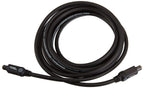 Amazon Basics Toslink Digital Optical Audio Fiber Optic Cable, Multi-Channel, for Sound Bar, Audio System, Home Theatre, Game Console, Blu-Ray Player, Gold-Plated Connectors, 6 Foot, Black