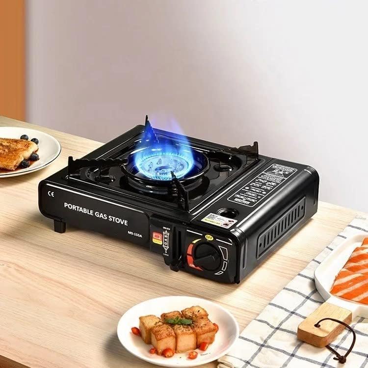 Easy Shopping Portable Camping Gas Cooker Stove Single Burner With 4 Canaister BBQ Caravan Outdoor Party Stove comes with Carry Case