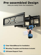 USX STAR Tilting TV Wall Mount Bracket for 32 42 43 50 55 60 Inch TVs