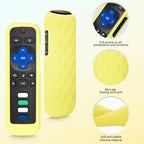 for Roku-Remote-Cover,Glow in The Dark Silicone Protective Case