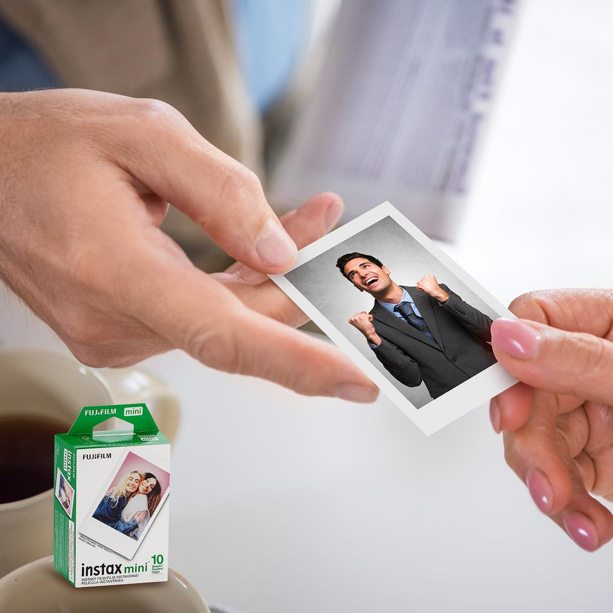 Fujifilm Instax Mini Film for All Mini Cameras + Quality Photo Cloth, 40 Sheets
