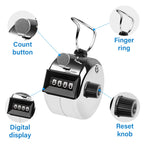 tally counter, 4-digit clicker counter, Metal hand tally counters clicker for counting, golf scoring