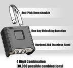 Diyife Large Heavy Duty Combination Padlocks Outdoor, 52mm Weatherproof