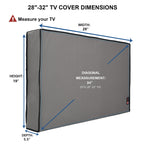 iBirdie Outdoor TV Cover 52 to 55 inch Weatherproof and Waterproof