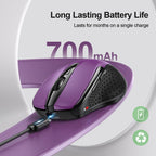 TECKNET Bluetooth Mouse, Wireless Mouse Rechargeable