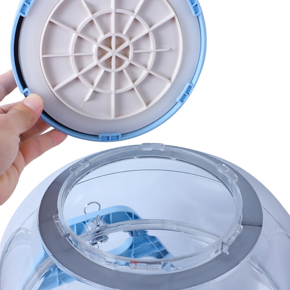 WonderWash Portable Washing Machine for Apartment & Tiny Spaces - Manual Hand Clothes Washer with Retro Design - Clean Laundry Anywhere with Our Countertop, Non-Electric, Small Washer - Blue