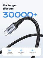 UGREEN 2 Pack USB C to USB C Charger Cable 100W 65W USB C Charger Cable, 3M