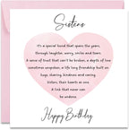 Printperfect - Sister Birthday Card For Her - Female - Sis Birthday Card - Special Sisters Cards For Women