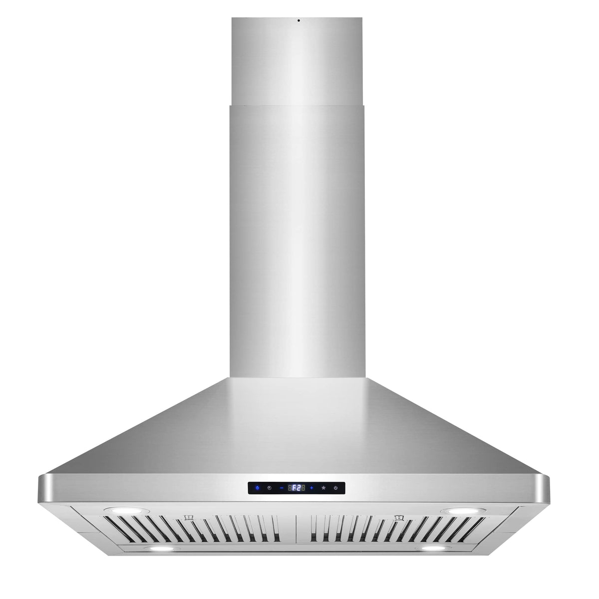 30 in. Lumin Coll 380 CFM Ducted Island Range Hood, LED, Stainless Steel
