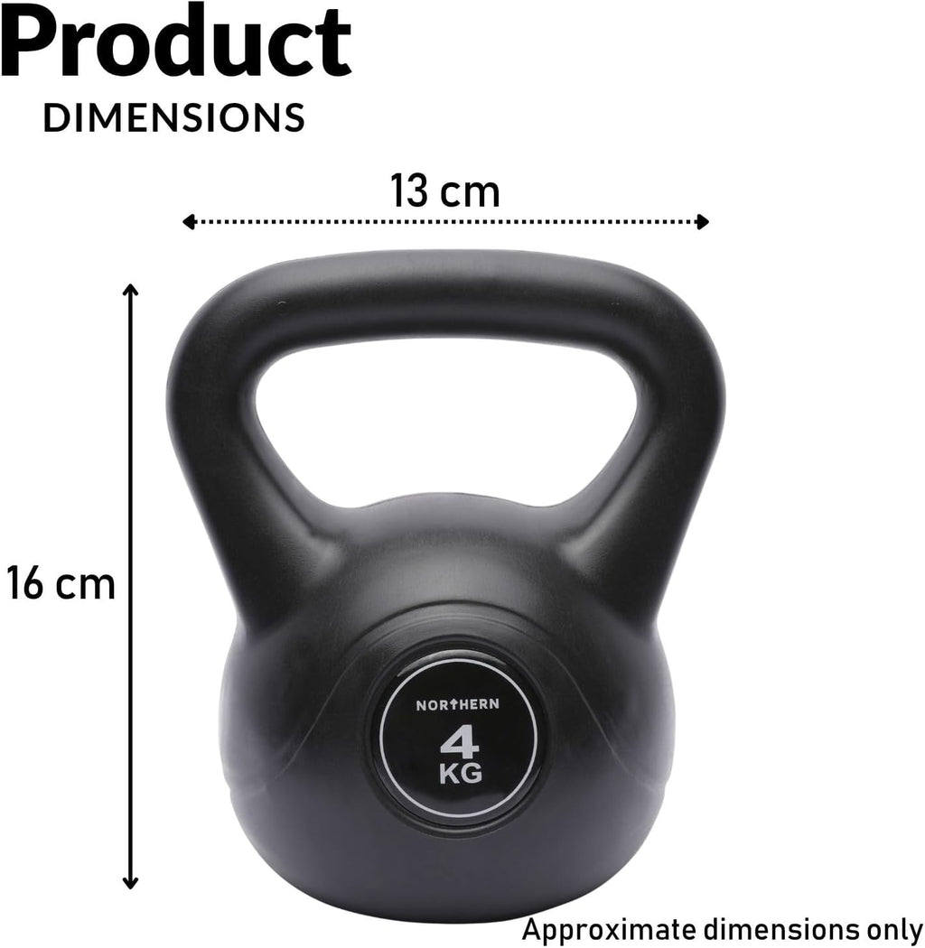 NORTHERN Vinyl Kettlebell 2kg-14kg - Strength Training Weight