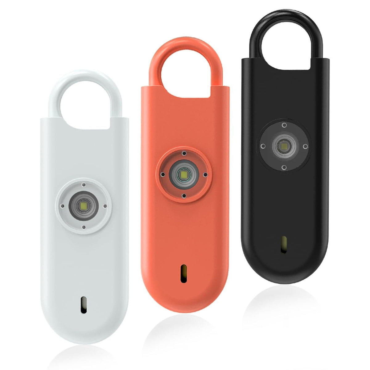Fauxomor 140dB Personal Safety Alarm for Women 3pack Self Defense Keychain