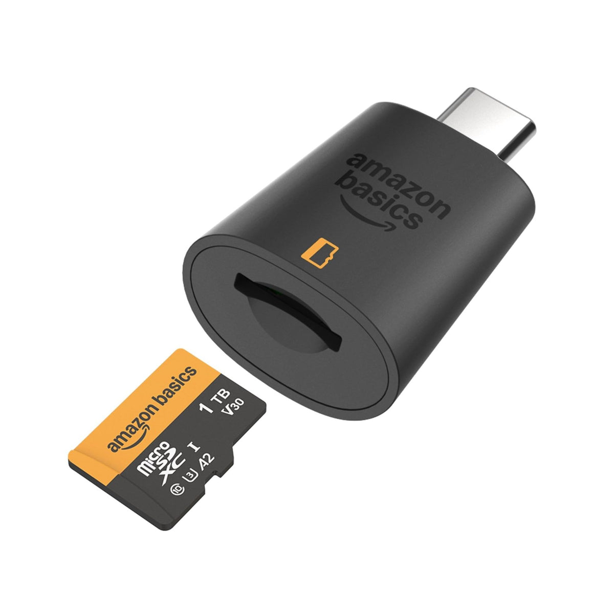 Amazon Basics microSDXC Memory Card, 64GB, A2, U3, 100MB/s Read Speed, Black, 2-Pack