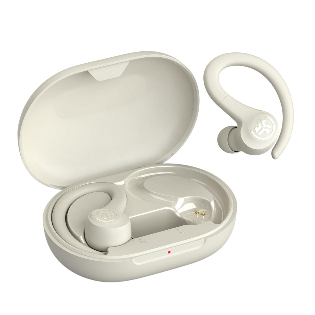 JLab, Go Sport+, True Wireless Workout Earbuds, Bluetooth Sport Earbuds, Clear Calling, Sand
