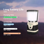 LE Camping Light Rechargeable, 1000lm Camping Lantern, Warm & Cool Light