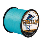 Hercules Braided Fishing Line 4 Strands 100m-2000m 6lb-100lb Super Strong PE Fishing Wire Multifilament Fishing Lines for Saltwater & Freshwater Fishing