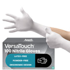 Ansell Microflex 93-732 Disposable Gloves, Black, Size XL, 100 Pcs