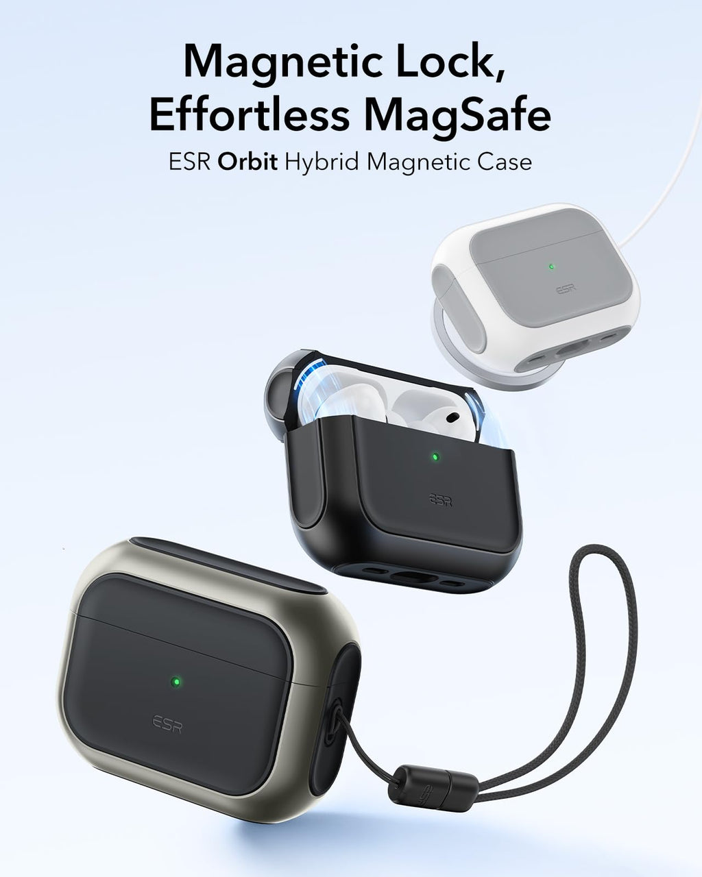 ESR for AirPods Pro 3 Case, Compatible with MagSafes, Purple