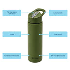 Smash Stainless Steel Water Bottle 750ml - Black