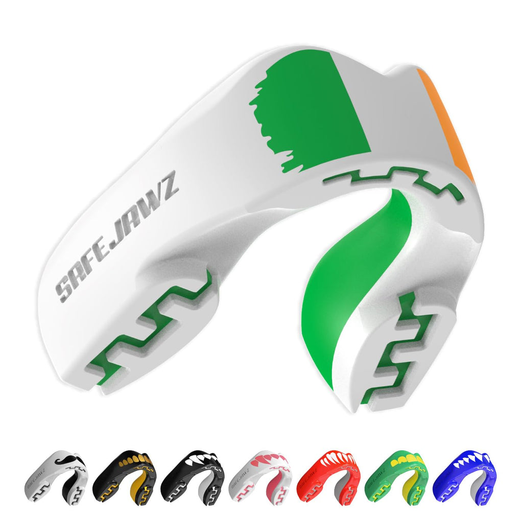 SAFEJAWZ Mouth Guard, Adult & Junior Dual Layer Gum Shield with Case