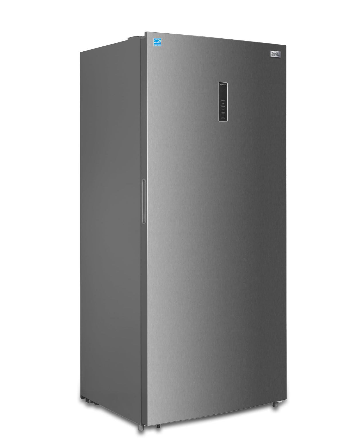 BLACK+DECKER 14 Cu. Ft. Convertible Freezer Refrigerator, Upright Freezer with Glass Shelves, ENERGY STAR rated, Frost Free, BUC1400XB, Black