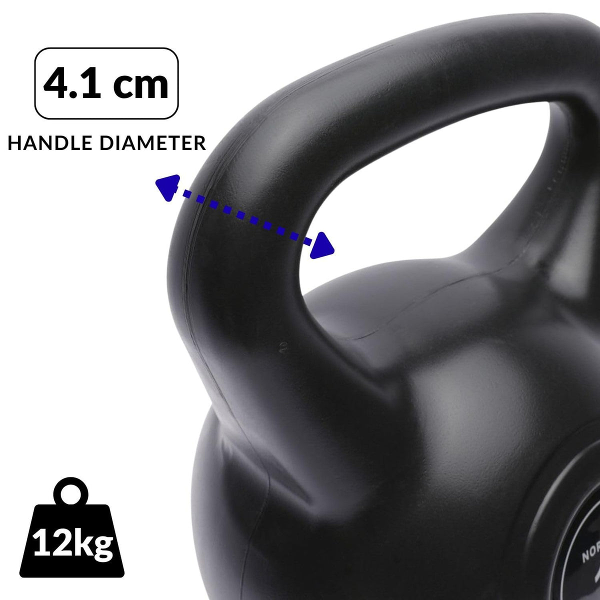 NORTHERN Vinyl Kettlebell 2kg-14kg - Strength Training Weight