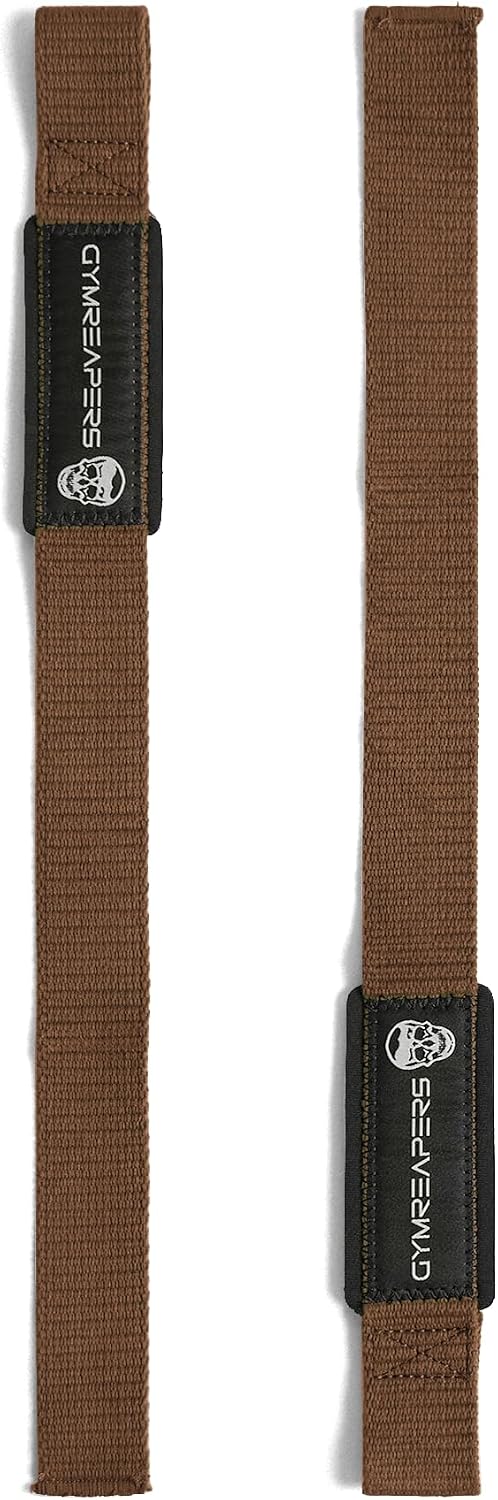 Gymreapers Lifting Wrist Straps for Weightlifting, Bodybuilding, Powerlifting, Strength Training, & Deadlifts - Padded Neoprene with 18" Cotton