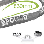 SPGOOD Bike Lock with Combination, Bicycle Lock with Chain(Camouflage)