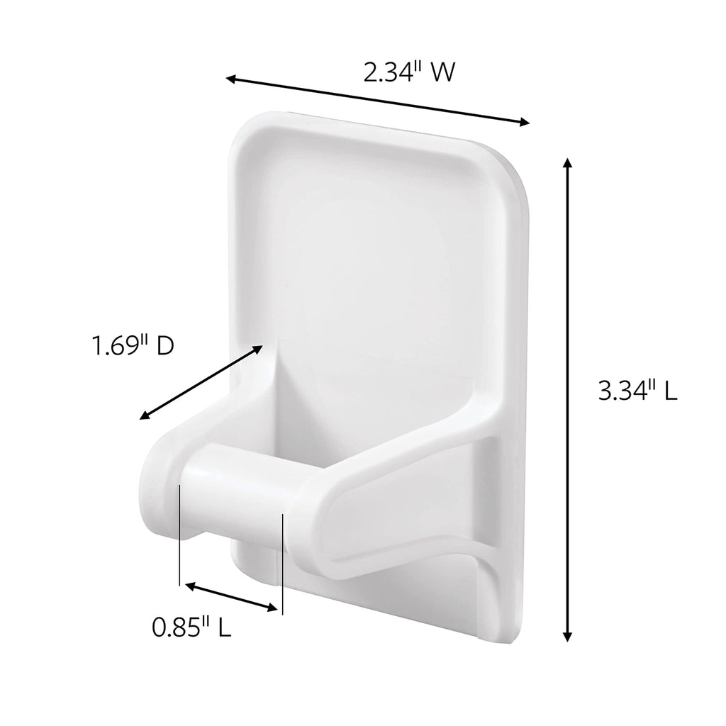Command Medium Designer Hooks, 6 White Hooks and 9 Adhesive Strips