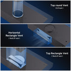 AMZCHEF 30" Under Cabinet Range Hood, 750CFM Stainless Steel Vent Hood