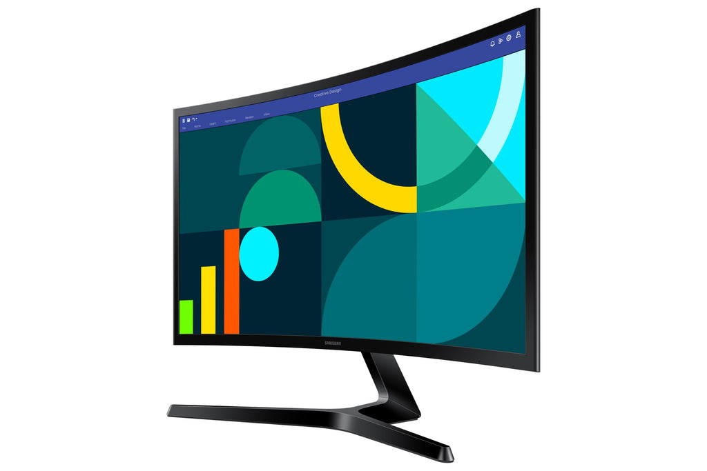 Samsung 24" Essential S3 (S36GD) Series FHD 1800R Curved Computer Monitor