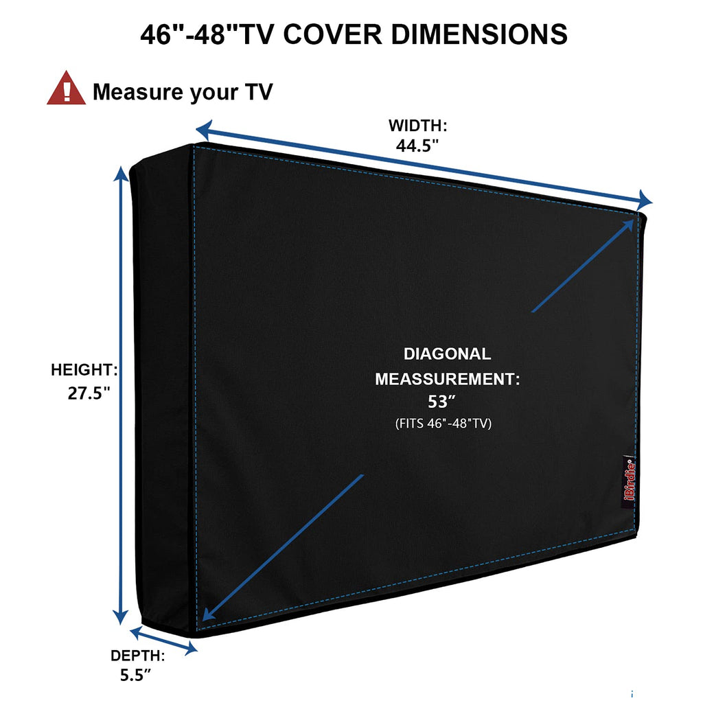 iBirdie Outdoor TV Cover 52 to 55 inch Weatherproof and Waterproof